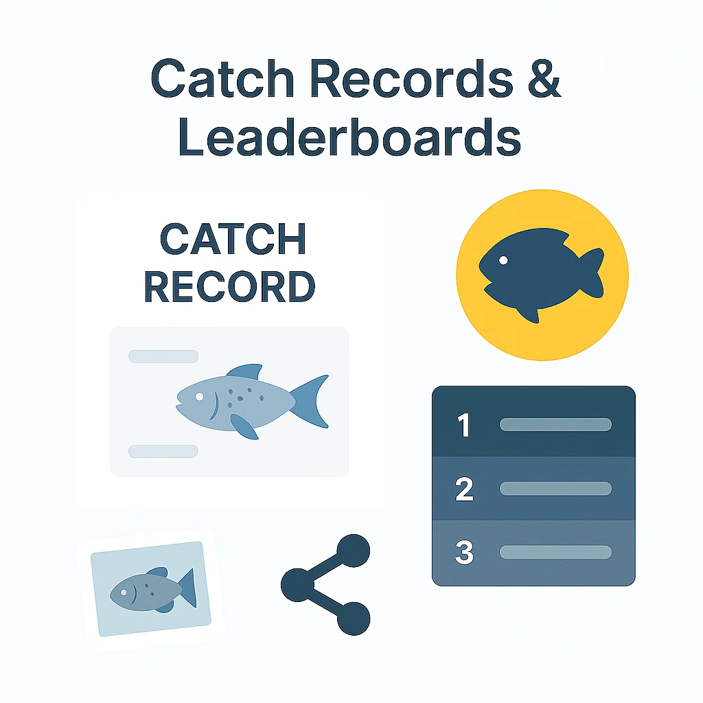 Catch records & leaderboards