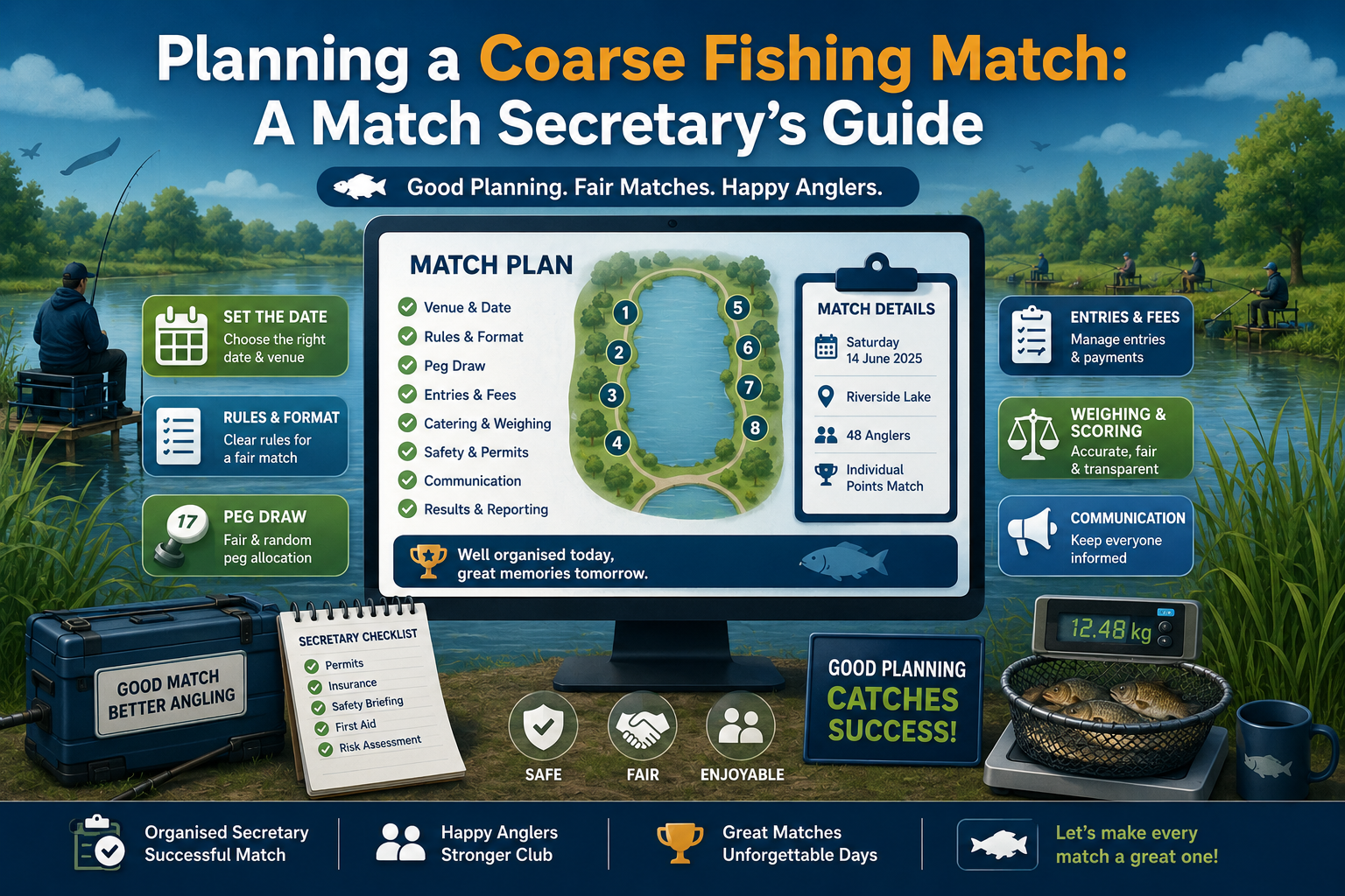 Planning a Coarse Fishing Match: A Match Secretary's Guide