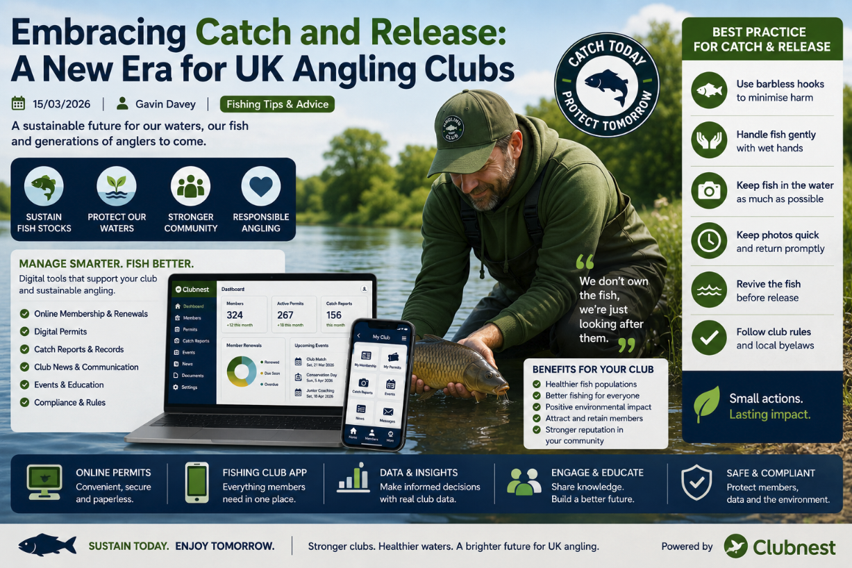 Embracing Catch and Release: A New Era for UK Angling Clubs – blog post image