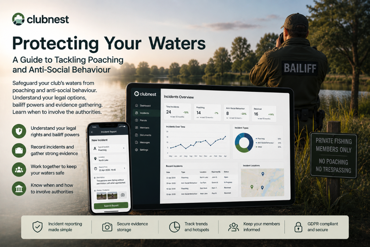 Protecting Your Waters: A Guide to Tackling Poaching and Anti-Social Behaviour – Clubnest Guide