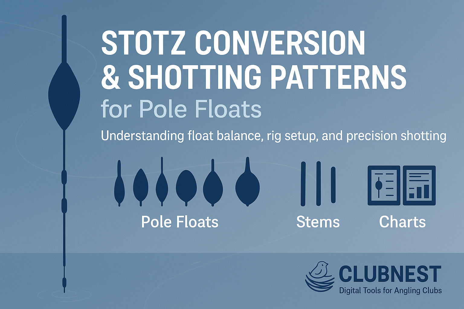Stotz Conversion & Shotting Patterns for Pole Floats — Complete Clubnest Guide