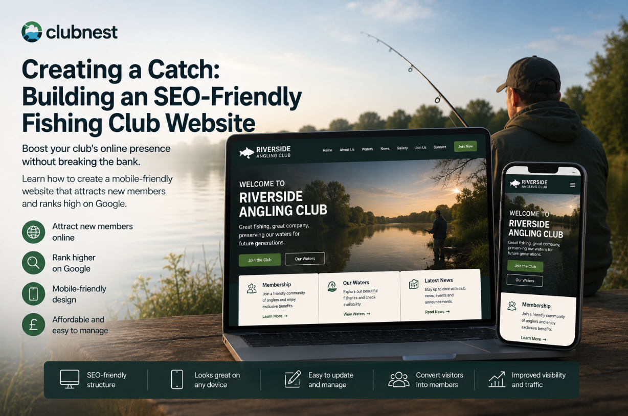 Creating a Catch: Building an SEO-Friendly Fishing Club Website – Clubnest Guide